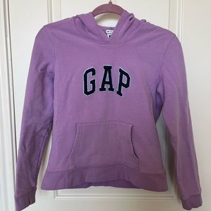 Gap Logo Fleece Hoodie Purple (size M)